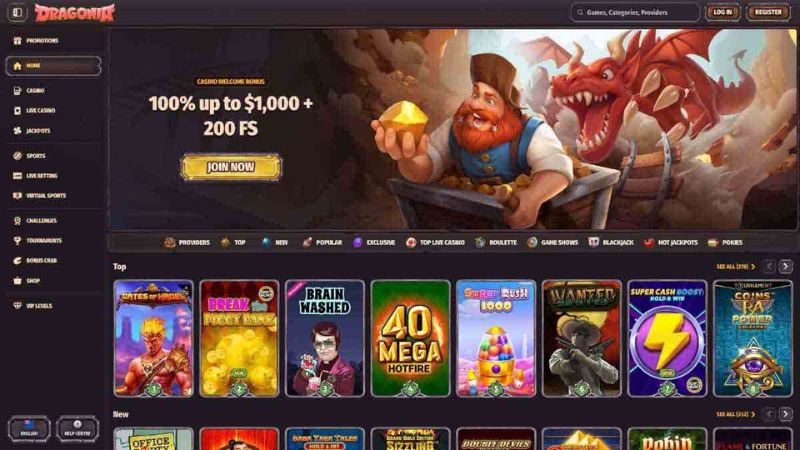 Dragonia Casino mobile gaming NZ